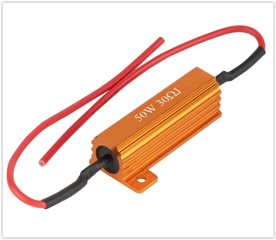 CANBUS weerstand - 12V - 50W - 30Ohm - Per stuk CANBUS weerstand - 12V - 50W - 30Ohm - Per stuk